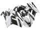 Carenado Moto Kawasaki ZX6R 2007-2008 - Blanco Negro Asequibles