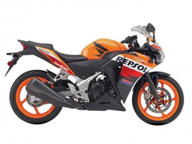 Carenados Moto Honda CBR250RR 2011-2015 - Naranja Blanco Rojo Negro Brillante Repsol HRC Asequibles