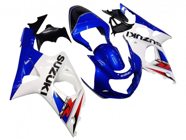 Carenados Moto Suzuki GSXR1000 2000-2002 - Blanco Azul Rojo Asequibles