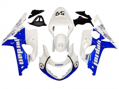 Carenados Moto Suzuki GSXR1000 2000-2002 - Blanco Azul Jordan 59 Asequibles