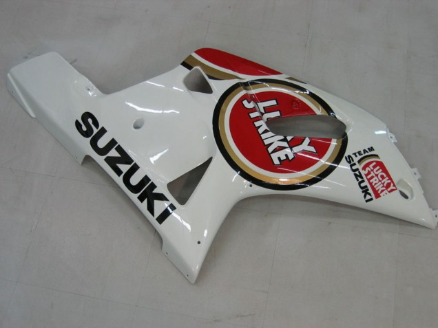 Carenados Moto Suzuki GSXR1000 2000-2002 - Blanco Rojo Lucky Strike Asequibles