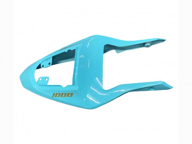 Carenados Moto Suzuki GSXR 1000 2003-2004 - Blanco Azul Claro Oro Asequibles