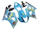 Carenados Moto Suzuki GSXR 1000 2003-2004 - Azul Claro Amarillo Negro Rizla Motul Asequibles