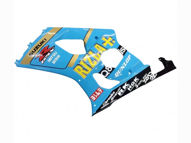 Carenados Moto Suzuki GSXR 1000 2003-2004 - Azul Claro Amarillo Negro Rizla Motul Asequibles