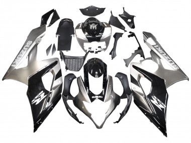 Carenados Moto Suzuki GSXR 1000 2005-2006 - Negro Brillante Gris Asequibles