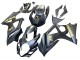 Carenados Moto Suzuki GSXR 1000 2007-2008 - Negro Mate Oro Calcomanía Asequibles