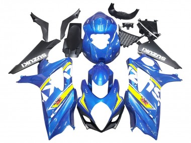 Carenados Moto Suzuki GSXR 1000 2007-2008 - Azul Amarillo Negro Asequibles