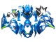 Carenados Moto Suzuki GSXR 1000 2009-2016 - Azul Claro Verde Motul 29 Ecstar Asequibles