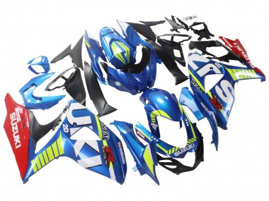 Carenados Moto Suzuki GSXR 1000 2009-2016 - Azul Claro Verde Rojo Motul Asequibles