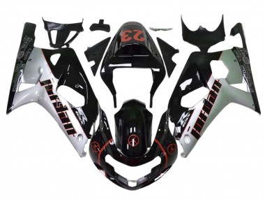 Carenados Moto Suzuki GSXR 1000 2009-2016 - Negro Brillante Blanco Rojo Jordan 23 Asequibles