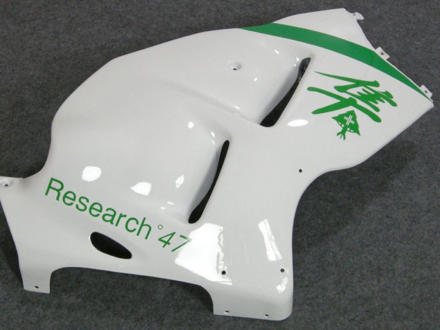 Carenados Moto Suzuki GSXR 1300 Hayabusa 1996-2007 - Blanco Verde Asequibles