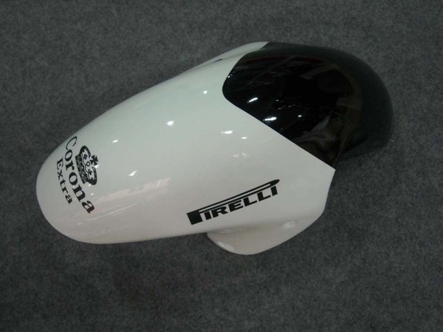 Carenados Moto Suzuki GSXR 1300 Hayabusa 1996-2007 - Blanco Negro Corona Asequibles