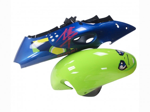 Carenados Moto Suzuki GSXR 1300 Hayabusa 1996-2007 - Azul Verde Tiburón 46 Asequibles