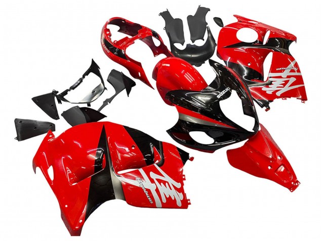 Carenados Moto Suzuki GSXR 1300 Hayabusa 1996-2007 - Rojo Negro Hayabusa Asequibles