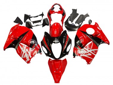 Carenados Moto Suzuki GSXR 1300 Hayabusa 1996-2007 - Rojo Negro Hayabusa Asequibles