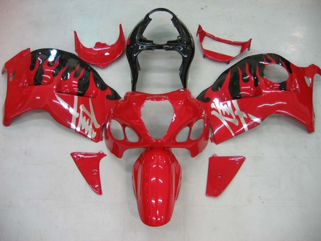 Carenados Moto Suzuki GSXR 1300 Hayabusa 1996-2007 - Rojo Negro Asequibles