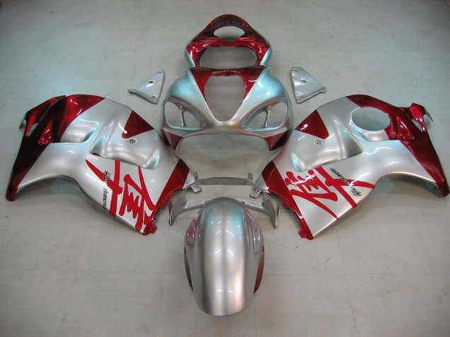 Carenados Moto Suzuki GSXR 1300 Hayabusa 1996-2007 - Plata Rojo Hayabusa Asequibles
