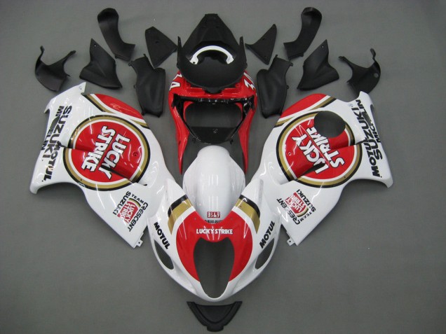 Carenados Moto Suzuki GSXR 1300 Hayabusa 1996-2007 - Blanco Rojo Motul Asequibles