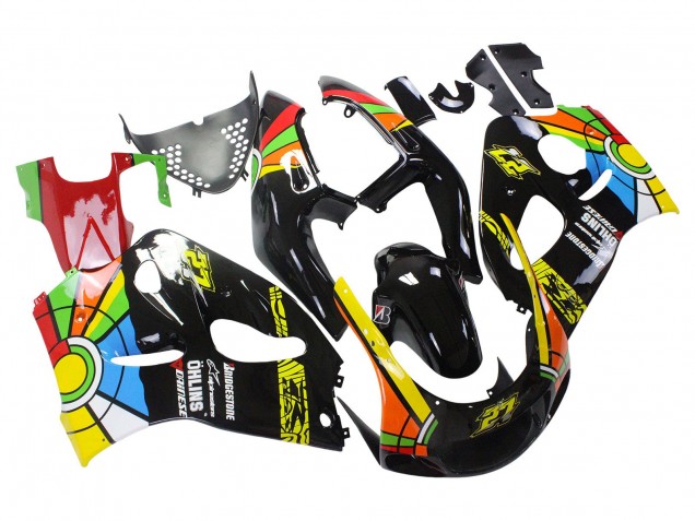 Carenados Moto Suzuki GSXR 600 / GSXR 750 1996-2000 - Negro Multicolor 27 Asequibles