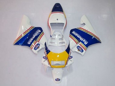 Carenados Moto Honda NSR250R MC28 P4 1994-1996 - Blanco Azul Amarillo Oro Rothmans Asequibles