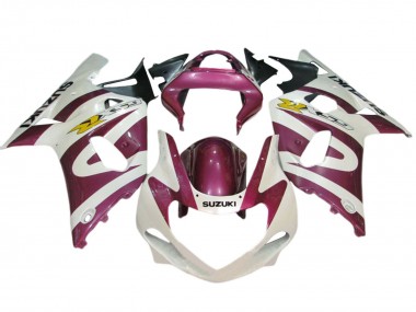 Carenados Moto Suzuki GSXR 600 / GSXR 750 2001-2003 - Blanco Rosa Amarillo Asequibles