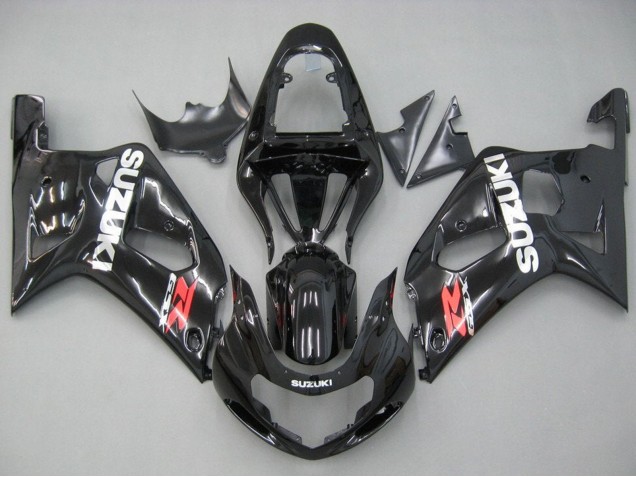Carenados Moto Suzuki GSXR 600 / GSXR 750 2001-2003 - Negro Brillante Rojo Blanco Asequibles