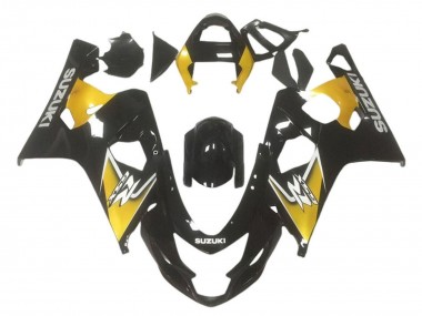 Carenados Moto Suzuki GSXR 600 / GSXR 750 2001-2003 - Amarillo Negro Brillante Asequibles