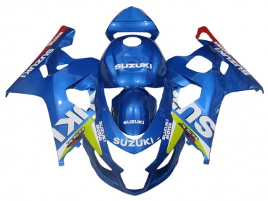 Carenados Moto Suzuki GSXR 600 / GSXR 750 2004-2005 - Azul Verde Rojo Motul Asequibles