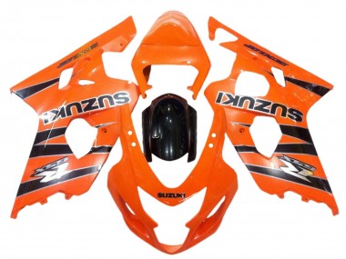 Carenados Moto Suzuki GSXR 600 / GSXR 750 2004-2005 - Naranja Negro Asequibles