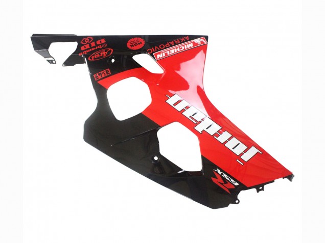 Carenados Moto Suzuki GSXR 600 / GSXR 750 2004-2005 - Negro Brillante Rojo Jordan Michelin Asequibles