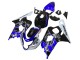 Carenado Moto Suzuki GSXR 600 / GSXR 750 2004-2005 - Blanco Azul Negro Corona Motul Asequibles