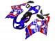 Carenados Moto Suzuki GSXR 600 / GSXR 750 2004-2005 - Azul Rojo Negro Motul Dunlop Asequibles