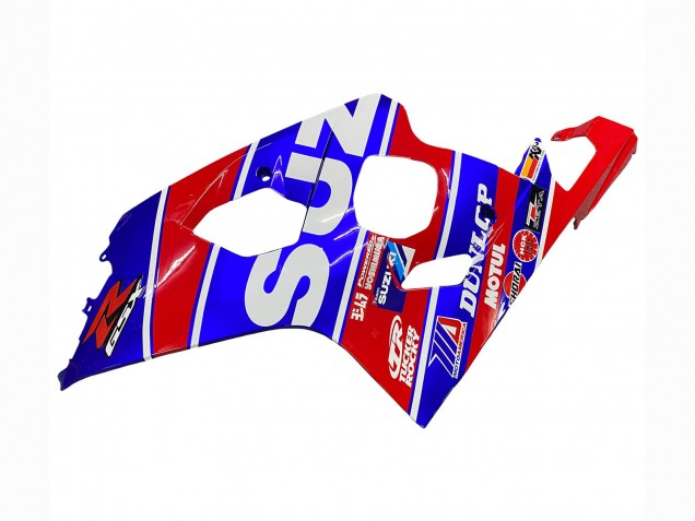Carenados Moto Suzuki GSXR 600 / GSXR 750 2004-2005 - Azul Rojo Negro Motul Dunlop Asequibles