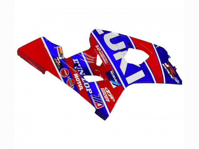Carenados Moto Suzuki GSXR 600 / GSXR 750 2004-2005 - Azul Rojo Negro Motul Dunlop Asequibles