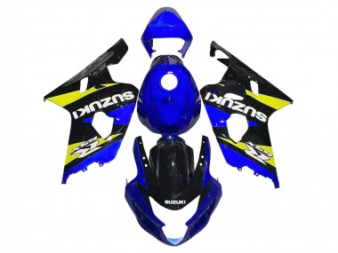 Carenados Moto Suzuki GSXR 600 / GSXR 750 2004-2005 - Azul Amarillo Negro Asequibles