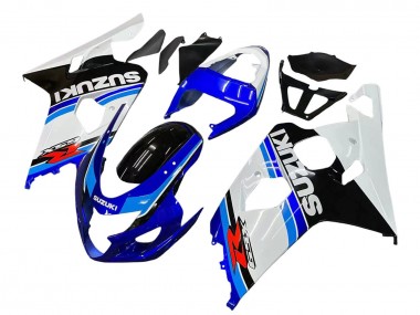 Carenado Moto Suzuki GSXR 600 / GSXR 750 2004-2005 - Blanco Azul Negro Rojo Asequibles