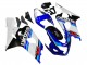 Carenado Moto Suzuki GSXR 600 / GSXR 750 2004-2005 - Blanco Azul Negro Rojo Asequibles