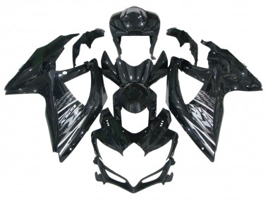 Carenados Moto Suzuki GSXR 600 / GSXR 750 2006-2007 - Negro Brillante Gris Blanco Asequibles