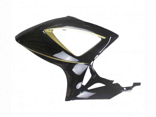 Carenados Moto Suzuki GSXR 600 / GSXR 750 2006-2007 - Negro Brillante Oro Raya Asequibles