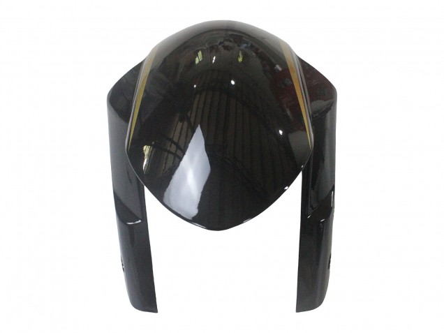 Carenados Moto Suzuki GSXR 600 / GSXR 750 2006-2007 - Negro Brillante Oro Raya Asequibles