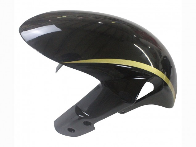 Carenados Moto Suzuki GSXR 600 / GSXR 750 2006-2007 - Negro Brillante Oro Raya Asequibles