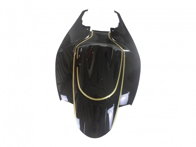 Carenados Moto Suzuki GSXR 600 / GSXR 750 2006-2007 - Negro Brillante Oro Raya Asequibles