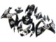 Carenados Moto Suzuki GSXR 600 / GSXR 750 2006-2007 - Negro Brillante Blanco Motul Lucky Strike Asequibles