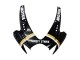 Carenados Moto Suzuki GSXR 600 / GSXR 750 2006-2007 - Negro Brillante Blanco Motul Lucky Strike Asequibles
