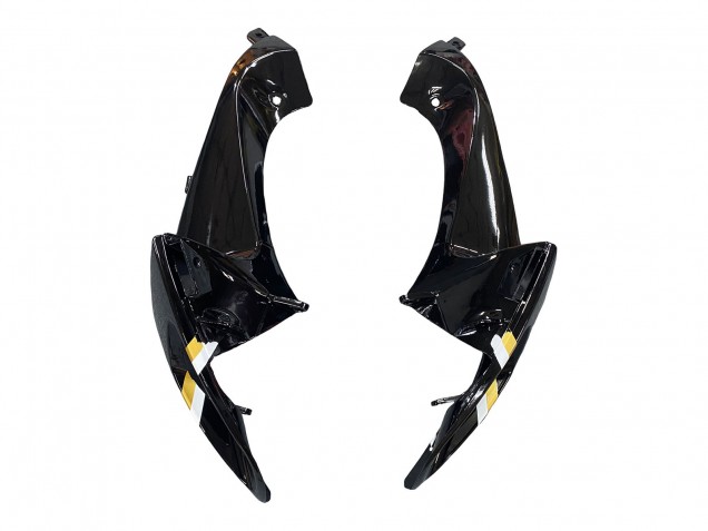 Carenados Moto Suzuki GSXR 600 / GSXR 750 2006-2007 - Negro Brillante Blanco Motul Lucky Strike Asequibles