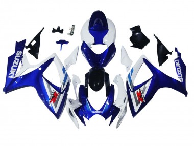 Carenados Moto Suzuki GSXR 600 / GSXR 750 2006-2007 - Blanco Azul Negro Brillante Rojo Asequibles