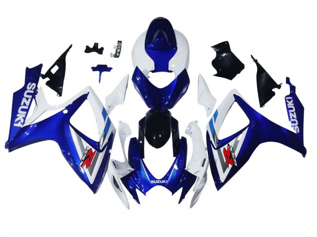 Carenados Moto Suzuki GSXR 600 / GSXR 750 2006-2007 - Blanco Azul Negro Brillante Rojo Asequibles