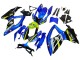 Carenados Moto Suzuki GSXR 600 / GSXR 750 2008-2010 - Azul Fluorescent Verde Tiburón Asequibles