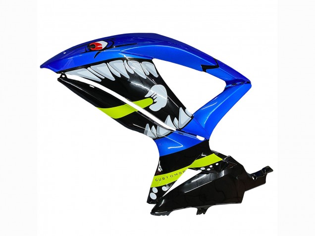Carenados Moto Suzuki GSXR 600 / GSXR 750 2008-2010 - Azul Fluorescent Verde Tiburón Asequibles