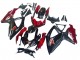 Carenado Moto Suzuki GSXR 600 / GSXR 750 2008-2010 - Rojo Negro Brillante Asequibles